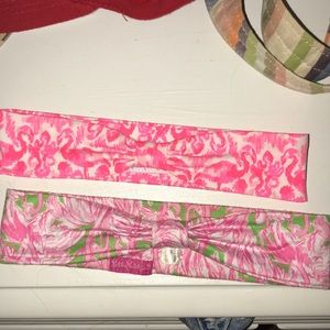two lily Pulitzer headbands